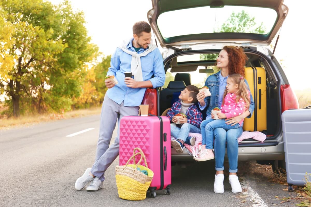 Vacation with children - Organization according to the means of transport used